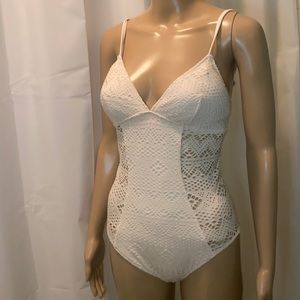 Adore Me light pink one piece swimsuit